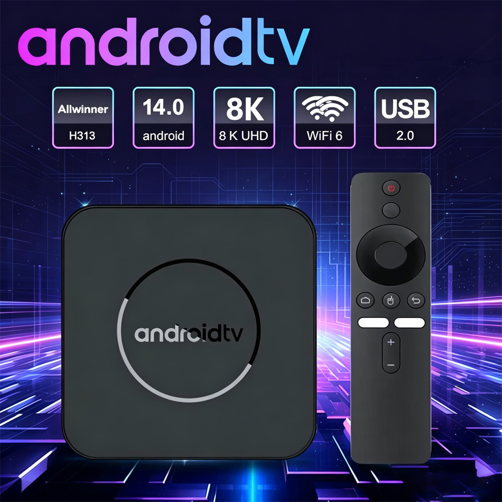 Home Cinema Media Player - Q3 Pro TVボックス Android 14 8+128GB