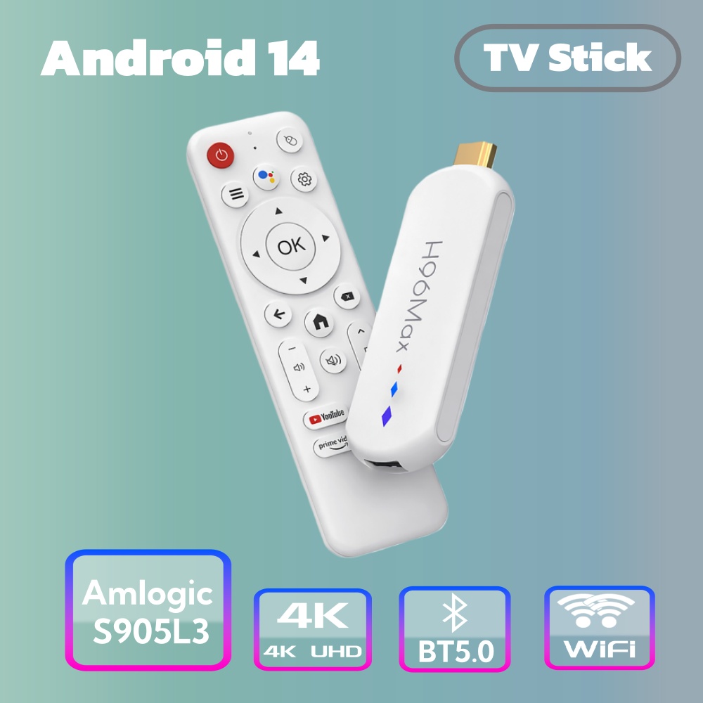 Home Cinema Quad - H96 Max Amlogic S905L3チップ搭載TVスティック Android14 クアッドコア