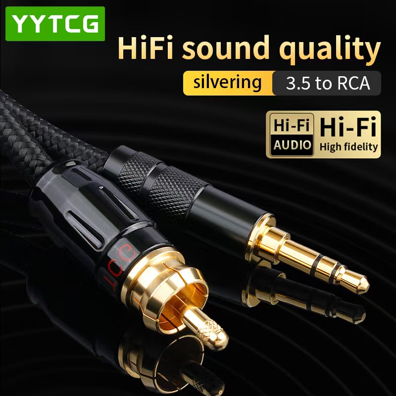 Home Cinema Player - YYTCG SPDIF同軸ケーブル HIFI 3.5mm to RCA