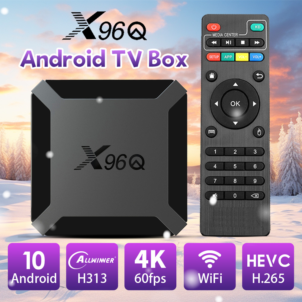 Home Cinema Quad - X96Q Android TVボックス クアッドコア Android10 ストレージ