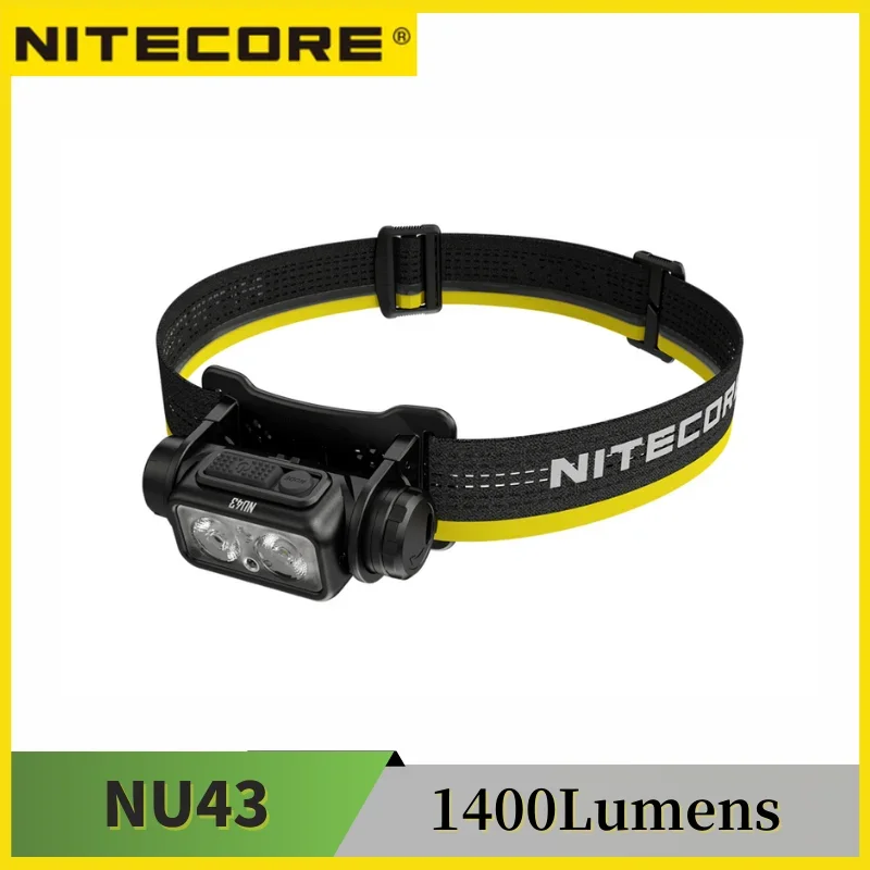 Home Cinema Imax - NITECORE NU43 18650 充電式ヘッドランプ 1400 ルーメン最大ビーム距離
