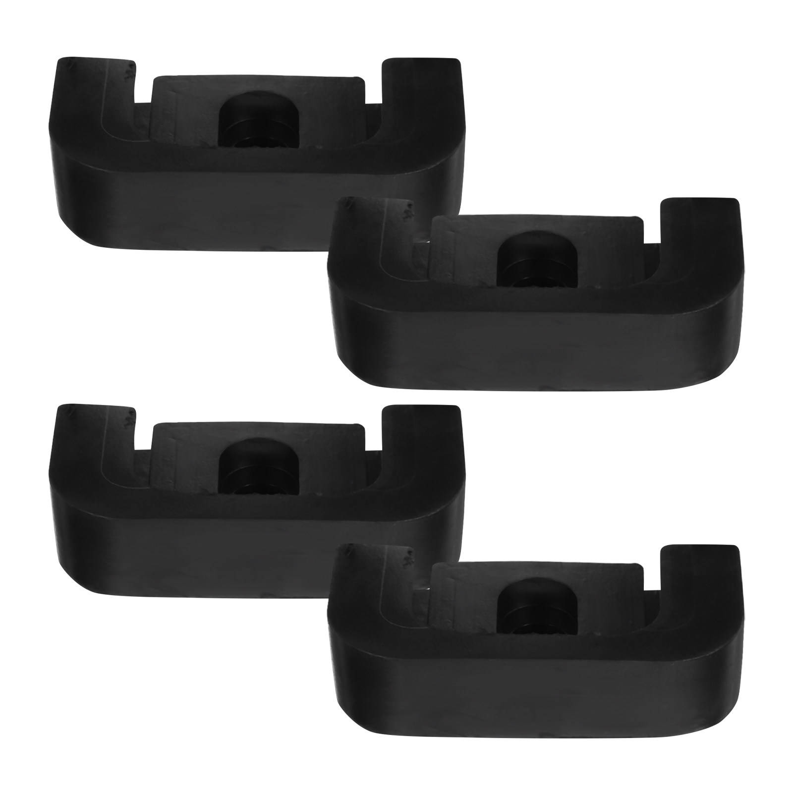 Noise Isolating Pad - 4 個のエアコン振動吸収マット厚みのあるゴム製ノイズ低減安定ベース分離パッド屋外ユニット用ヘビーデューティ