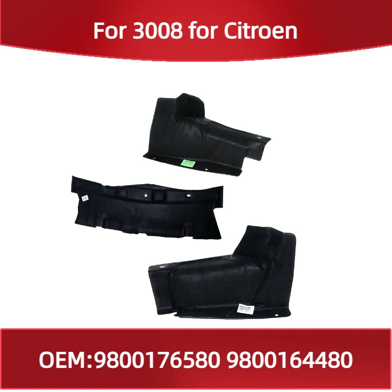 Noise Isolating Pad - 9800176580 9800164480 プジョー3008用、シトロエン用フロントガラス風防・防音パッド 9800164080