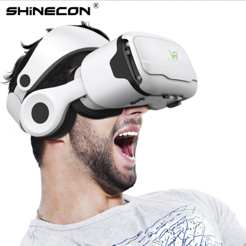 VR メガネ仮想現実 3D ヘッドセットヘルメット Andr - Home Cinema Glasses のレビューと価格