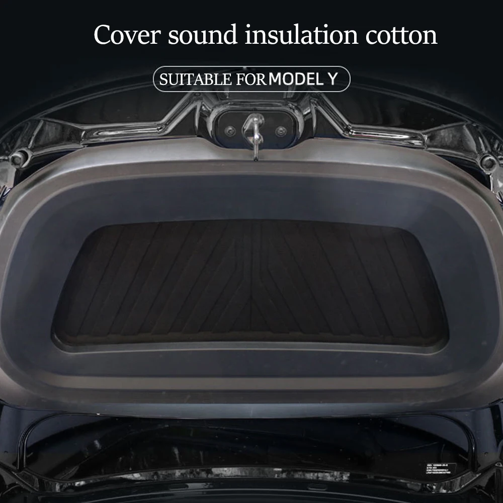 テスラモデル Y フロントエンジンフードノイズ低減マット防音 - Noise Isolating Pad のレビューと価格