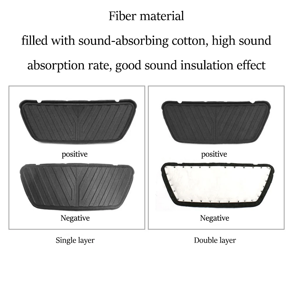 テスラモデル Y フロントエンジンフードノイズ低減マット防音 - Noise Isolating Pad のレビューと価格