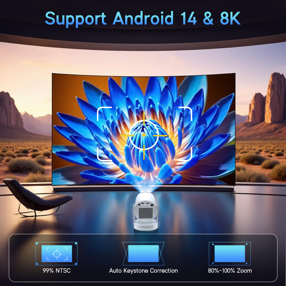 Magcubic Android 14 ネイティブ1080P - Home Cinema Pc のレビューと価格