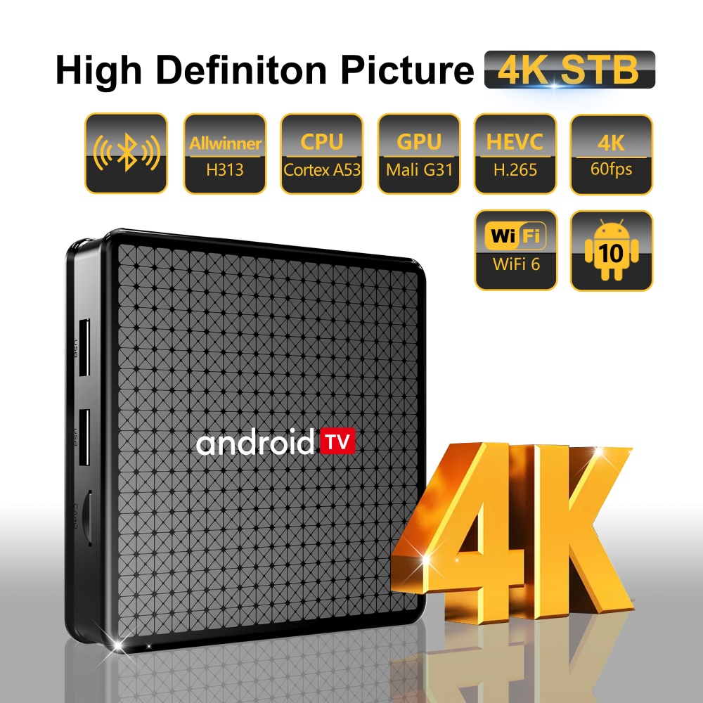 Wudung X5 TVボックス AndroidTV All - Home Cinema Media Player のレビューと価格