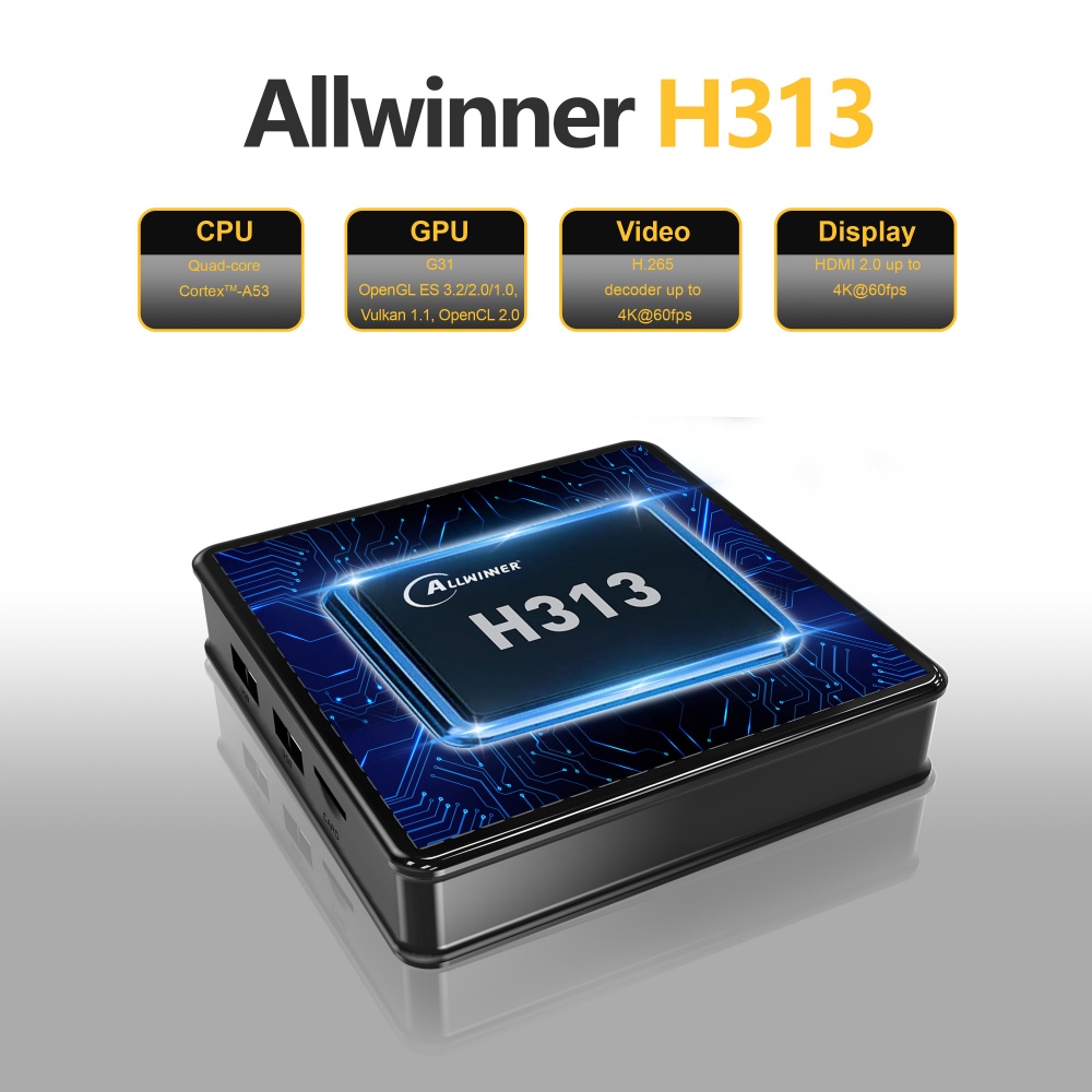 Wudung X5 TVボックス AndroidTV All - Home Cinema Media Player のレビューと価格