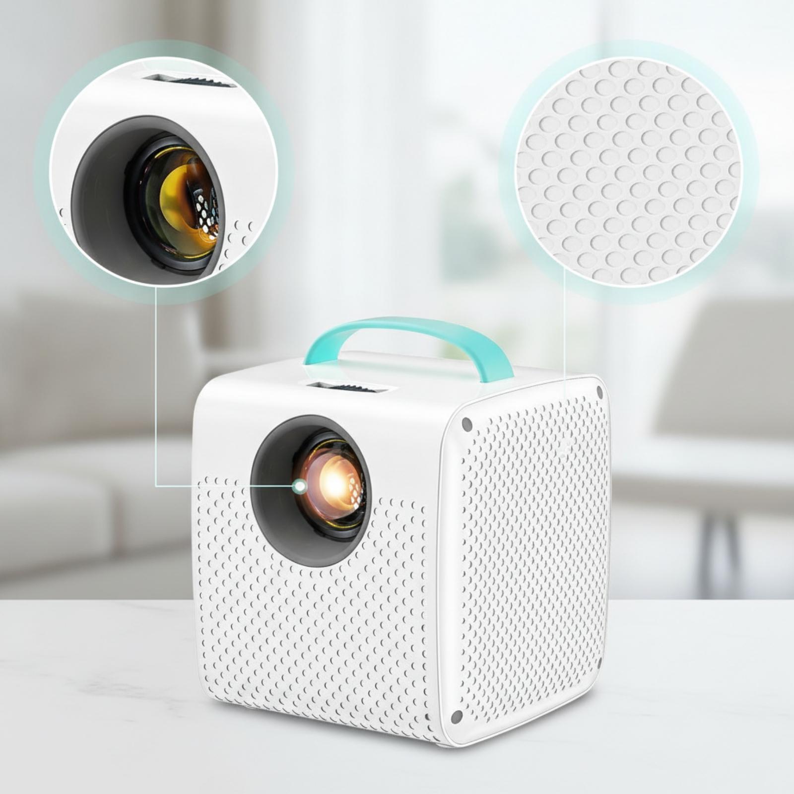 キューブデザインのポータブルプロジェクターデバイス、コンパク - Home Cinema Compact のレビューと価格
