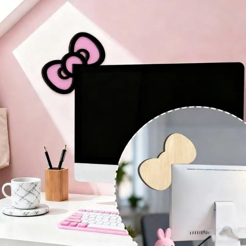 新しい 1/2 個木製ちょう結び PC アクセサリーかわいい - Home Cinema Pc のレビューと価格