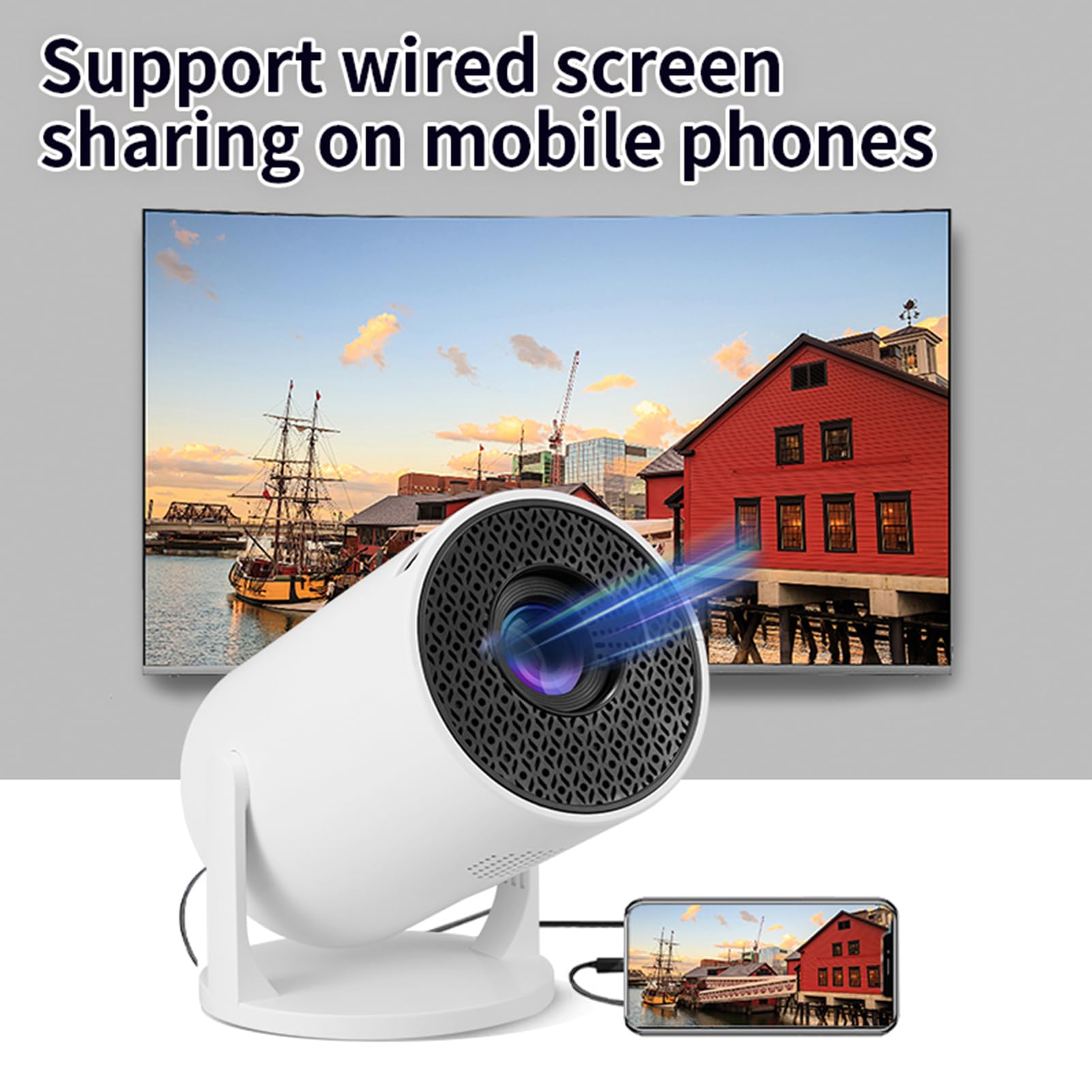 M5 8K Wifi 6 プロジェクター超高精細プロジェクタ - Home Cinema Gaming のレビューと価格