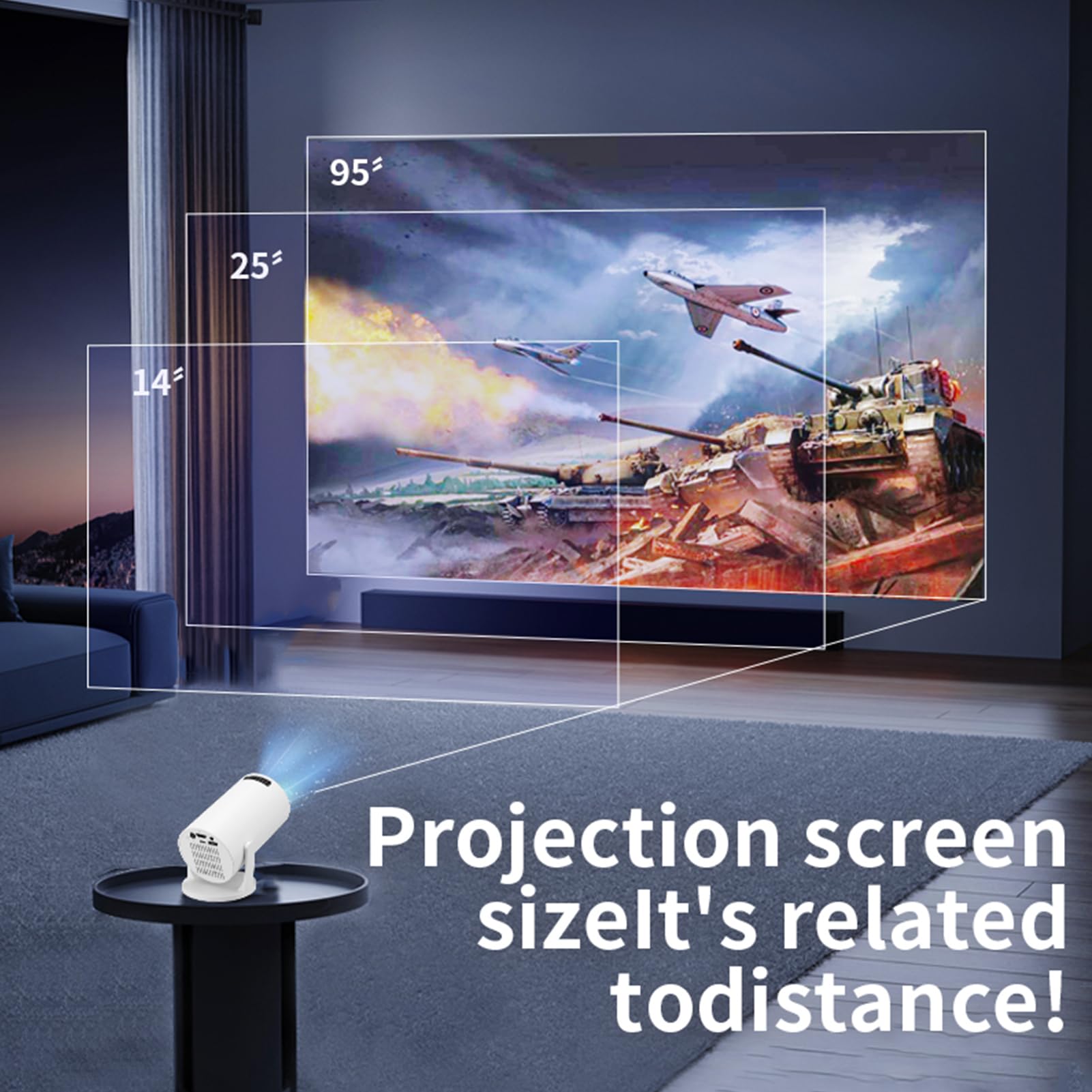 M5 8K Wifi 6 プロジェクター超高精細プロジェクタ - Home Cinema Gaming のレビューと価格