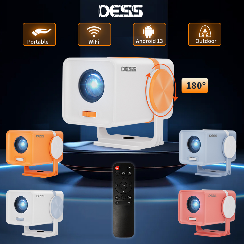 DESSプロジェクター Android 13 デュアルバンド - Home Cinema Pc のレビューと価格