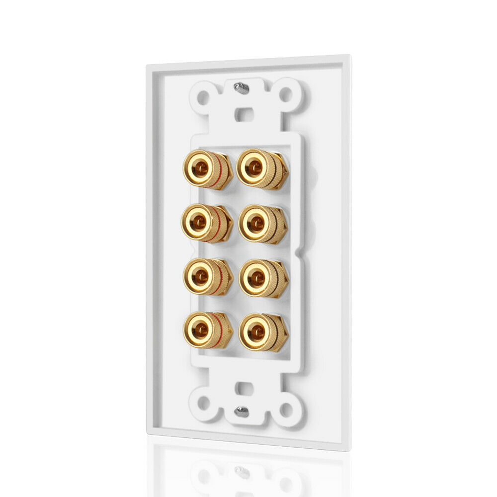 A68Z 8 ポストスピーカーウォールプレートホームシアター - Audio Home Cinema のレビューと価格