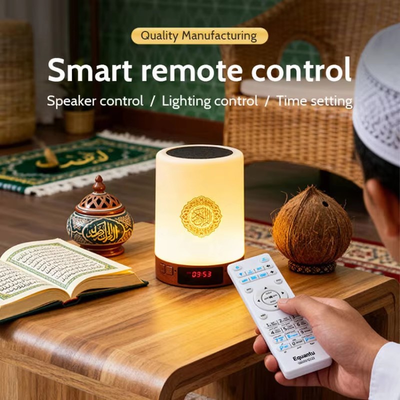 ナイトライトイスラム教徒アラビア語コーランアザン時計イスラム - Home Cinema Player のレビューと価格
