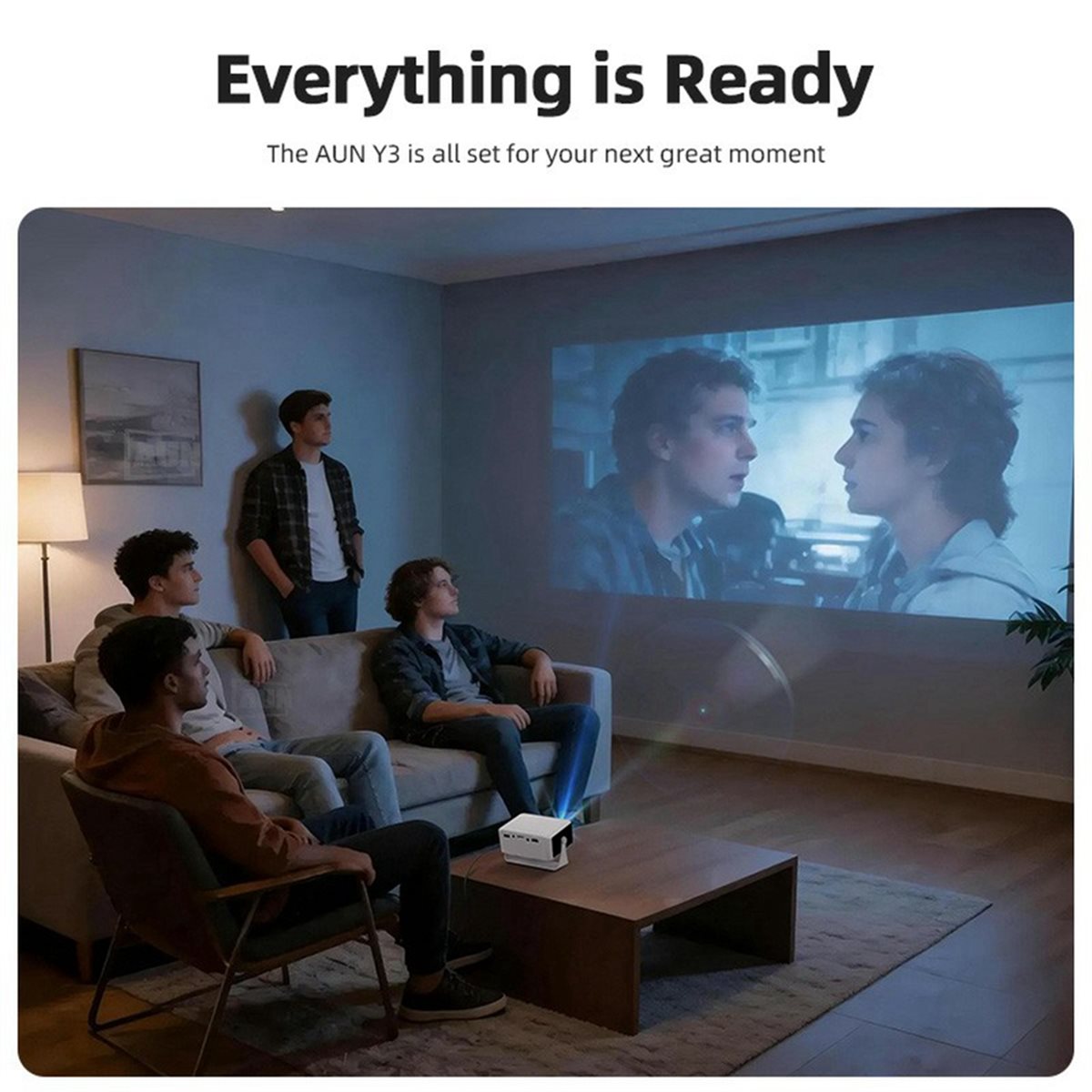 L70A Y3 ミニプロジェクター ポータブル ホームシアタ - Home Cinema Compact のレビューと価格