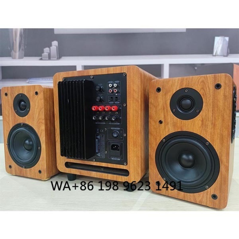 8インチ150W RMS木製パワードサブウーファースピーカー - Audio Home Cinema のレビューと価格