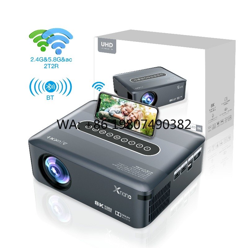 フルHD 1080P 4K LEDプロジェクター Andro - Home Cinema Quad のレビューと価格