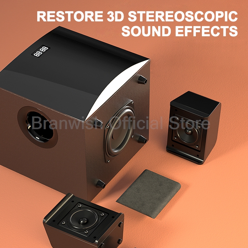 2.1 サウンドボックスアンプ 31 ワットハイパワー Bl - Home Cinema Pc のレビューと価格