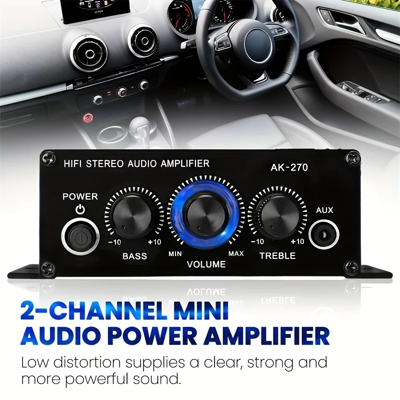 AK-270 12V/24V 400W コンパクトパワーアン - Home Cinema Compact のレビューと価格