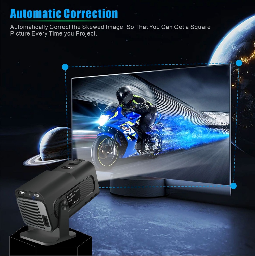 ミニポータブルプロジェクター新ネイティブ HY320 720 - Home Cinema Pc のレビューと価格