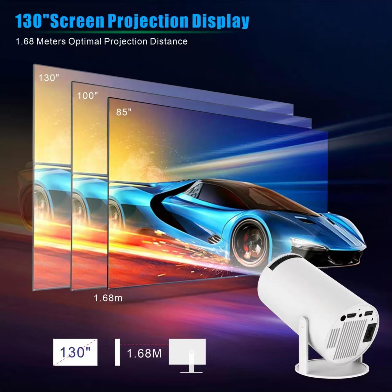 ミニHY300ポータブルプロジェクター Android 11 - Home Cinema Compact のレビューと価格