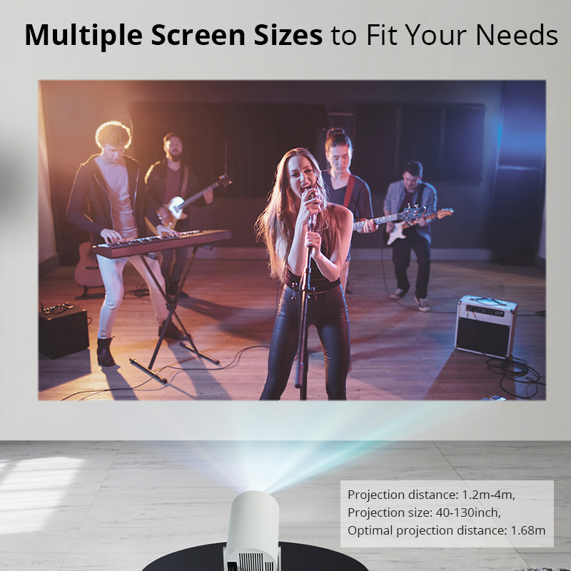 HY300 HiFi プロジェクター 4K Android  - Home Cinema Compact のレビューと価格
