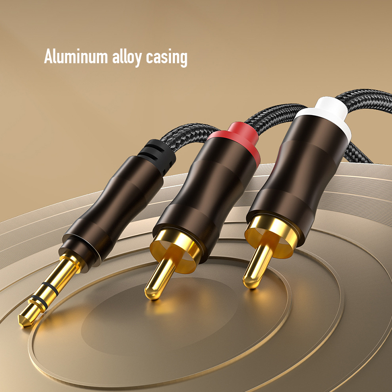 RCA-3.5mmジャックAUXオーディオケーブルHiFiス - Home Cinema Player のレビューと価格