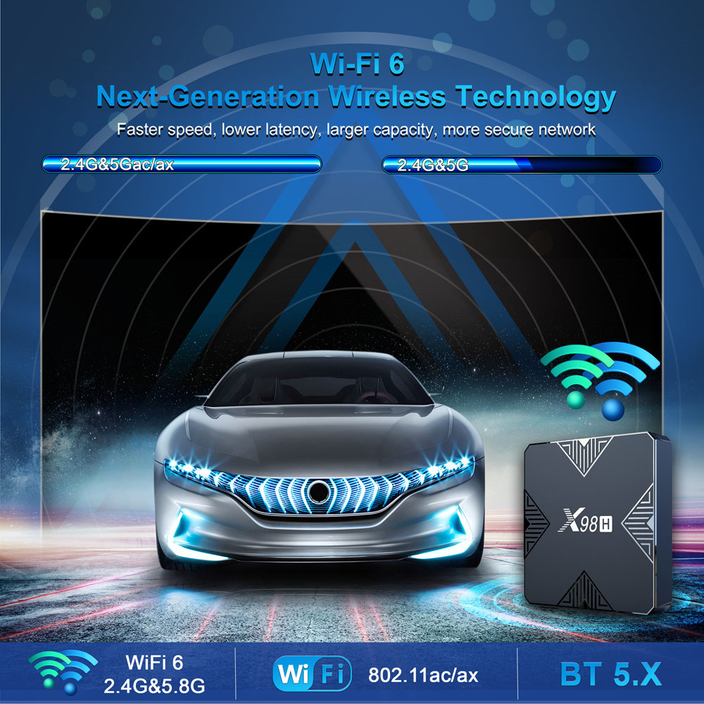 X98H TVボックス Android12 Allwinne - Home Cinema Quad のレビューと価格