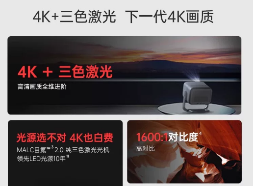 4KウルトラHDレーザープロジェクター ワイヤレスWiFiホ - Home Cinema Laser Projector のレビューと価格