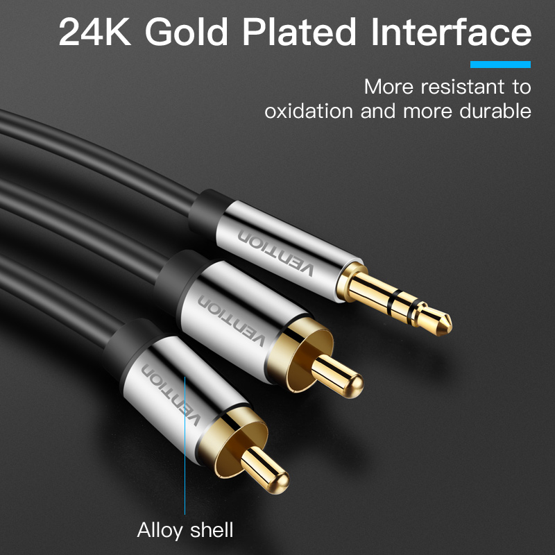 Vention RCA ケーブル 3.5 に 2rca オー - Home Cinema Player のレビューと価格